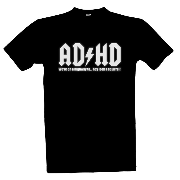 Tričko s potiskem ADHD - AC/DC 