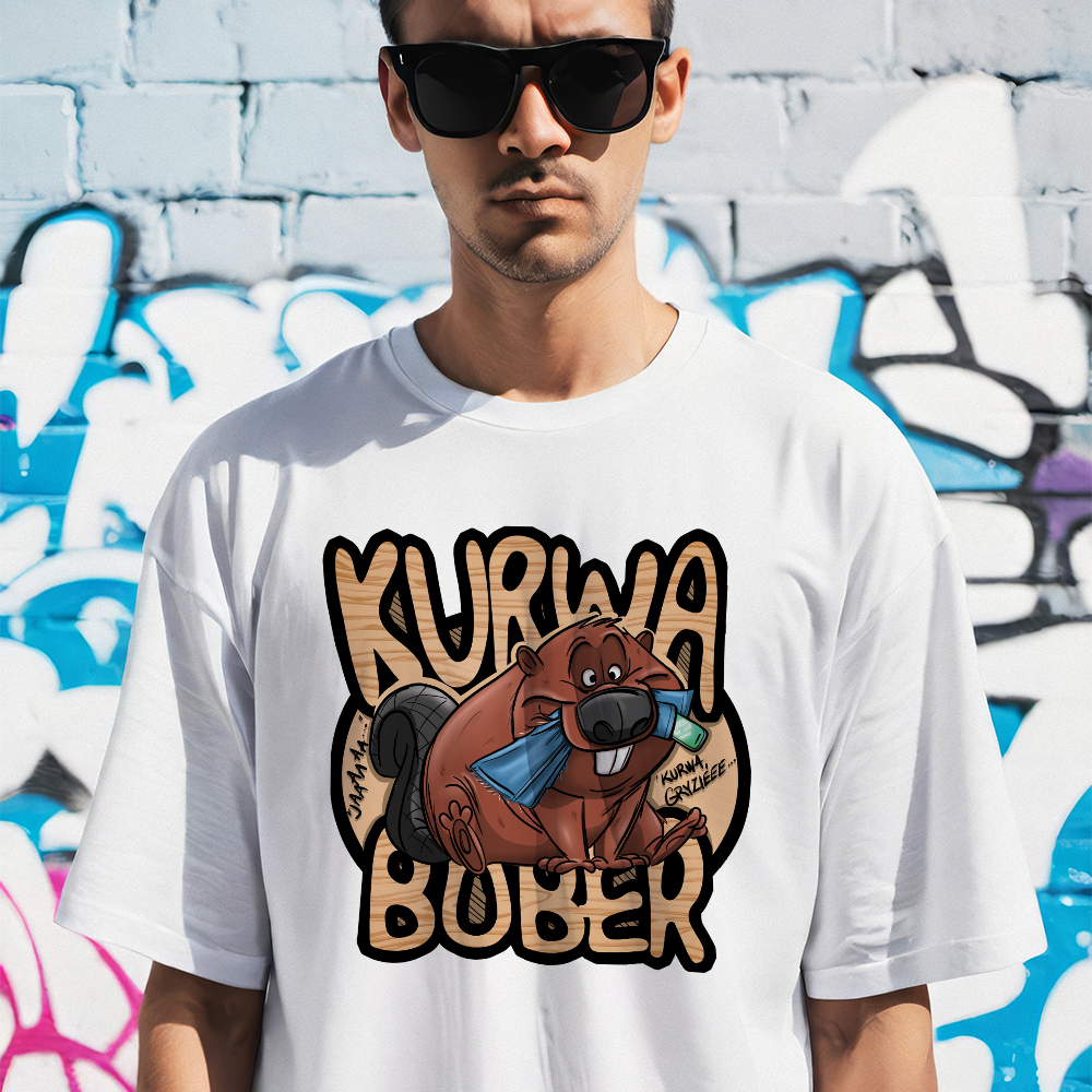 Tričko s potlačou KURWA BOBER