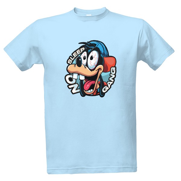 Tričko s potiskem NO SLEEP GANG