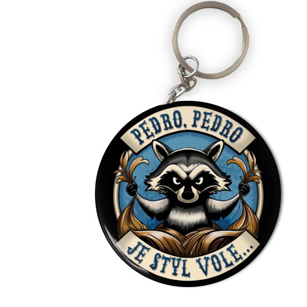 Přívěšek s otvírákem s potiskem PEDRO, PEDRO - přívěsek na klíče s otvírákem