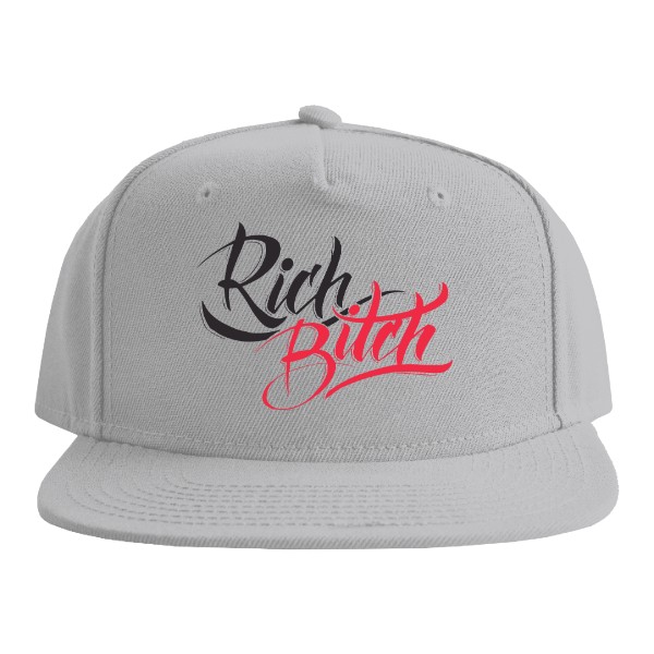 Kšiltovka Snapback s potiskem RICH BITCH snapback 1