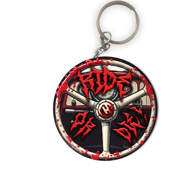 RIDE OR DIE - přívěsek na klíče s otvírákem