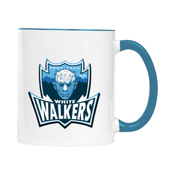 Hrnek malý barevný s potiskem Walkers, všude walkers!!!