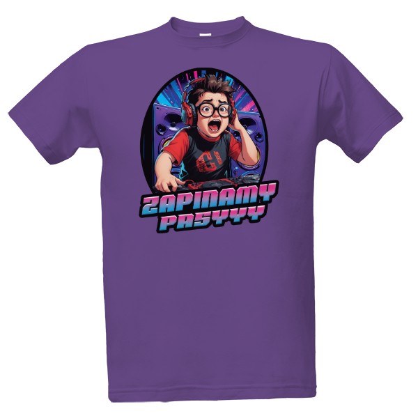 Tričko s potiskem ZAPINAMY PASYYY